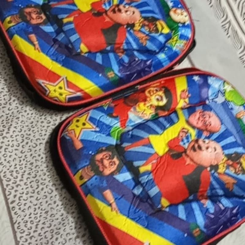 Kids School Bag black And Multi Buy 1 Get 1 Free